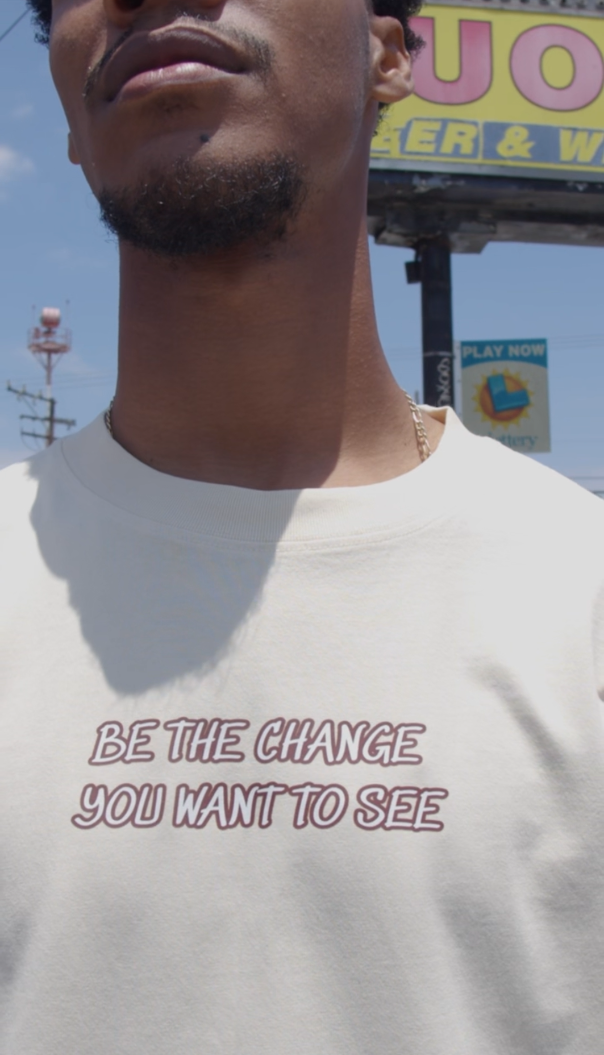 Tan Shirt